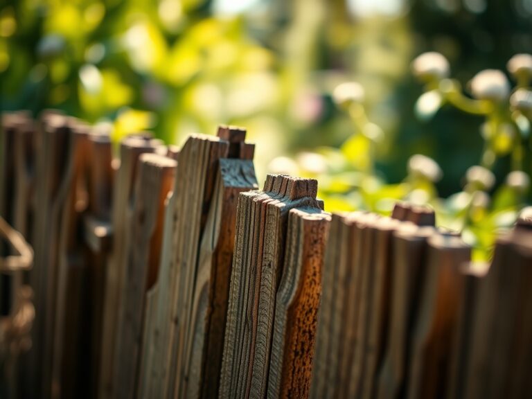 7 Steps to Build a Rustic Garden Fence with Natural Timbers